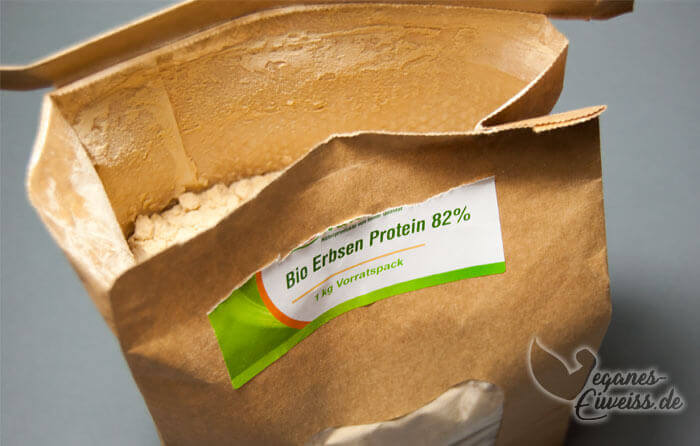 Erbsenprotein Packung